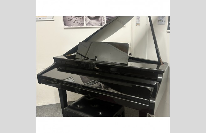 Roland HP737 Polished Ebony Digital Grand Piano, Used - Complete Package (SN:ZOGO174) - Image 4